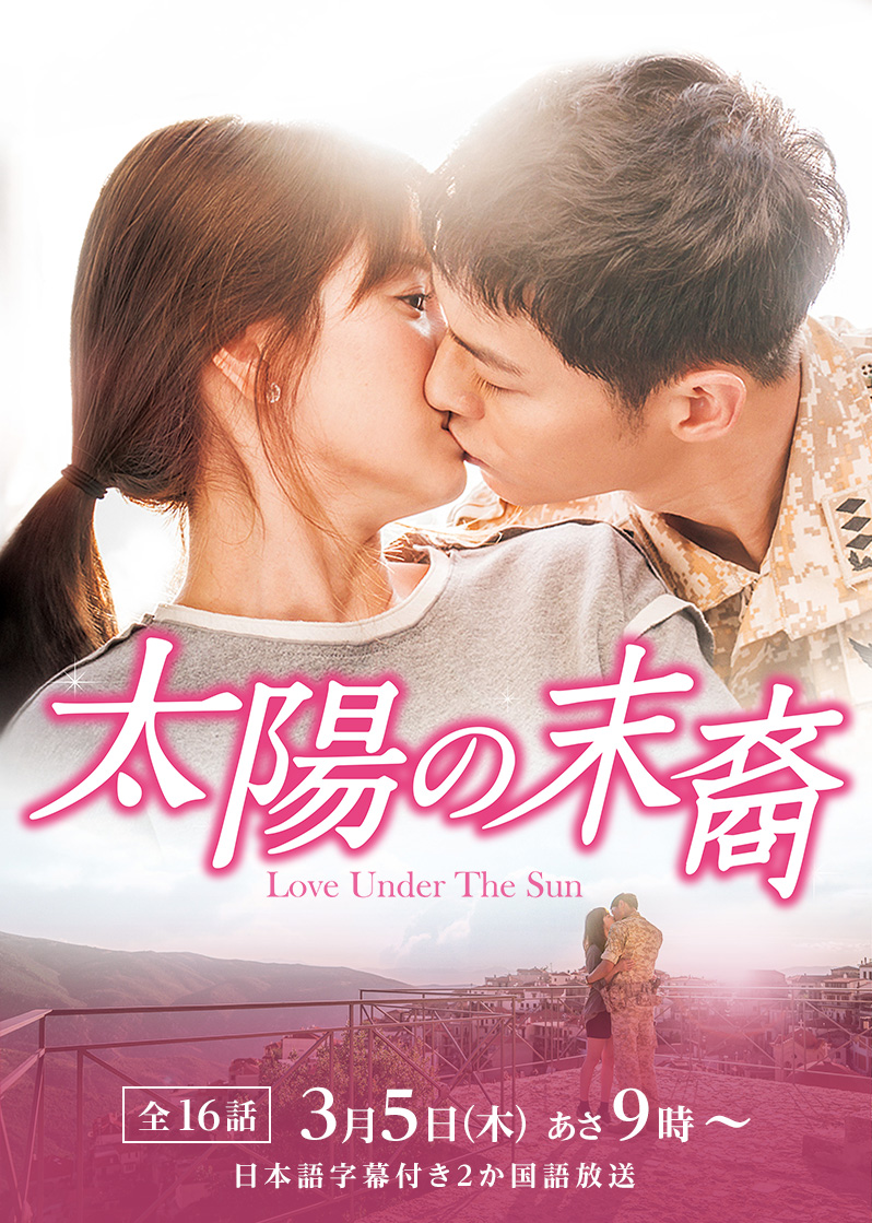 韓国ドラマ「太陽の末裔 Love Under The Sun」 ｜テレQ - 株式会社TVQ