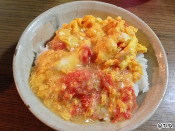 トマトたまご丼♪