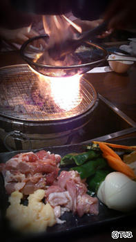 七輪焼肉♪