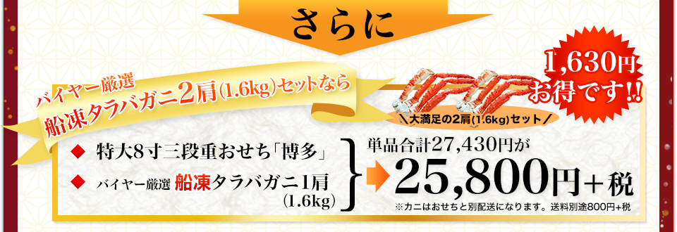 v]ɂ1.6kg̃Zbgpӂ܂I؂Q_̃ZbgPiv27,430~25,800~+